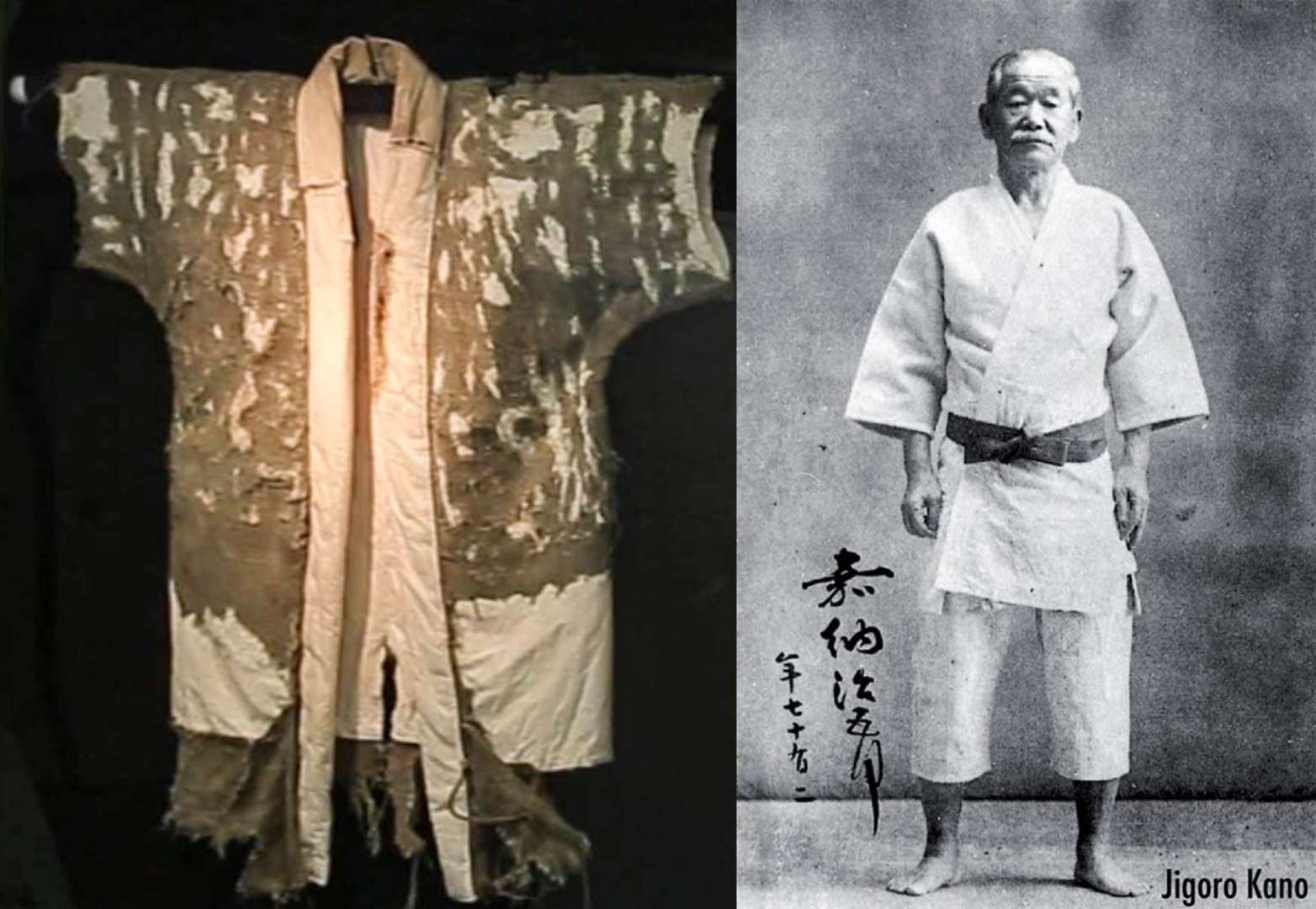 One of the very first judogi used by Jigoro Kano